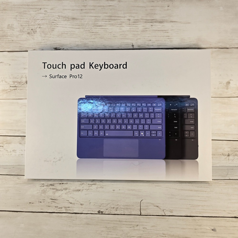 NEW Omikamo Bluetooth Touchpad Keyboard for Surface Pro 8 9 10 11 X Blk Wireless